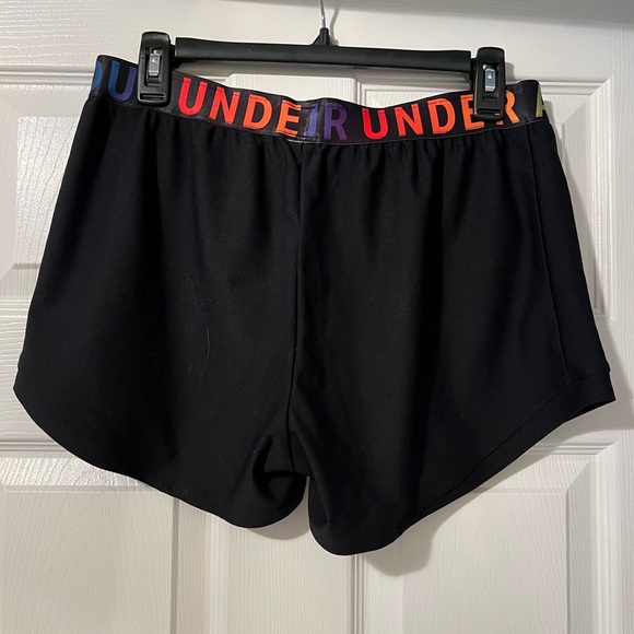 Under Armour Women’s UA Play Up Pride Shorts - Size Medium - Picture 2 of 3